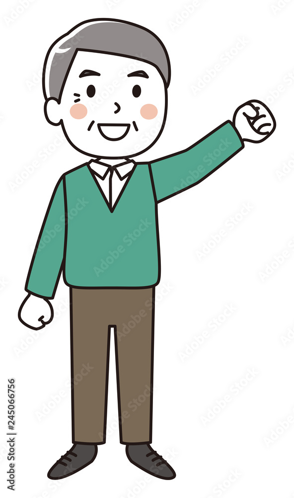 Senior men who pose a gut Senior men who pose a gut