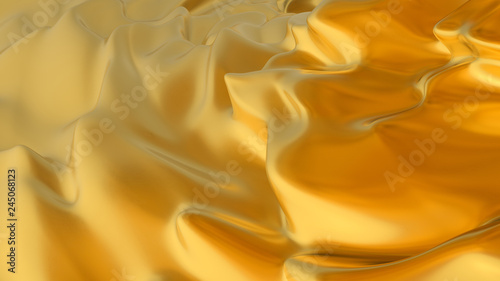 abstract gold liquid. Golden wave background. Gold background. Gold texture. Lava, nougat, caramel, amber, honey, oil