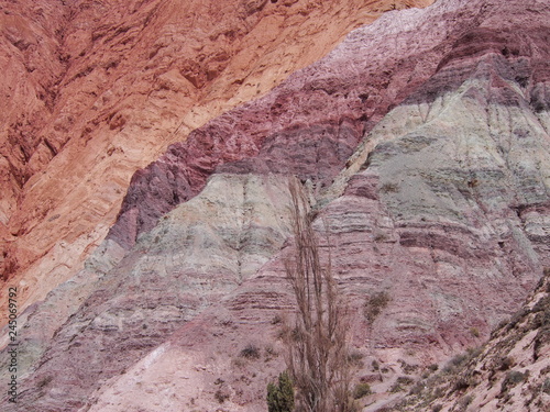 Red rocks at Purmamarca, Argentina