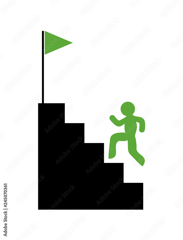 climbing stairs icon