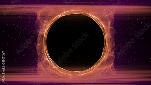 Ring Of Red Purple Spirit Shine Plasma Background Effects Design