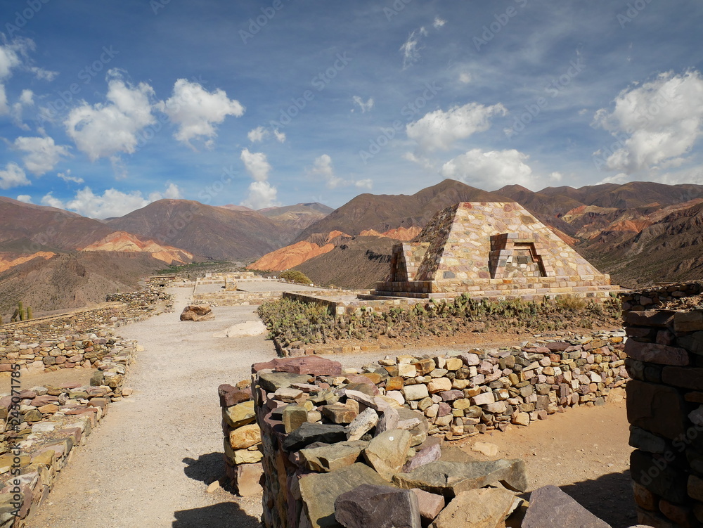 Tilcara in the quebrada de Humahuaca, Argentina