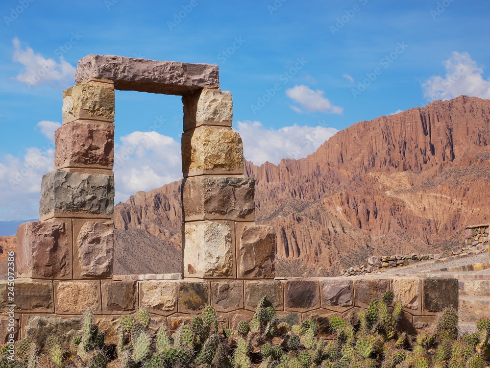 Tilcara in the quebrada de Humahuaca, Argentina