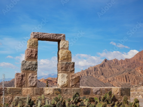 Obraz na płótnie Tilcara in the quebrada de Humahuaca, Argentina w salonie