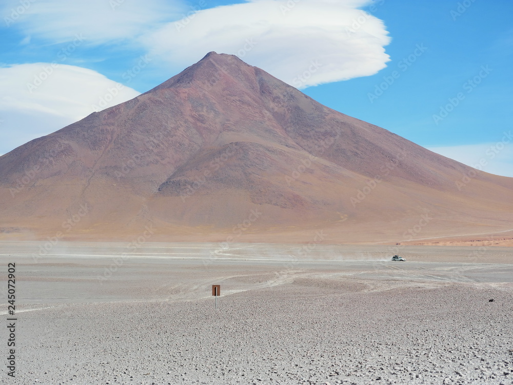 Siloli desert in Bolivia