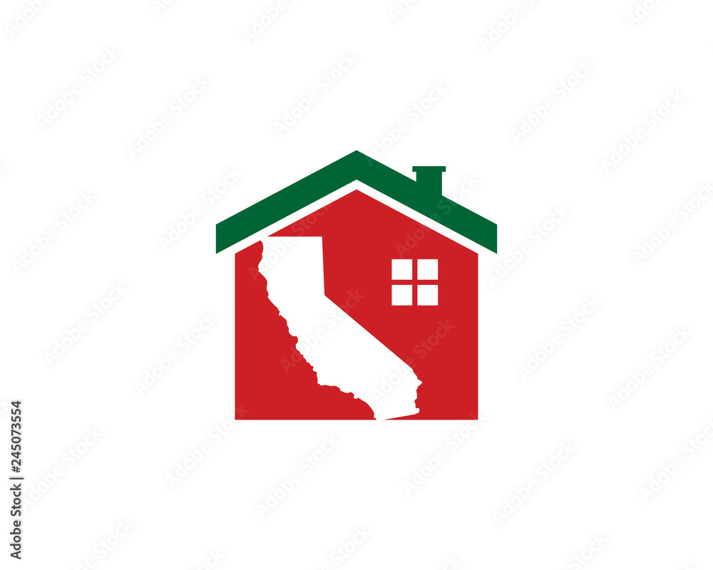 California Real Estate Logo Icon 001