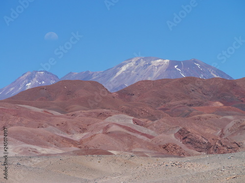 Obraz na płótnie Rock formations in the desert of Atacama w salonie