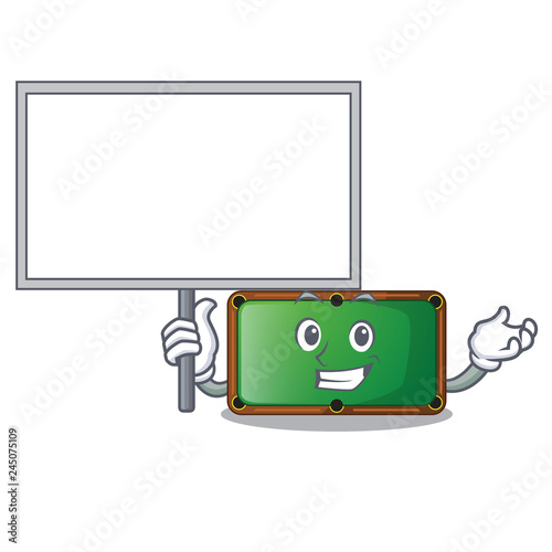 Bring board billiard table in shape of cartoon