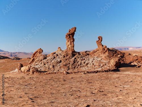 Obraz na płótnie Rock formations in the desert of Atacama w salonie