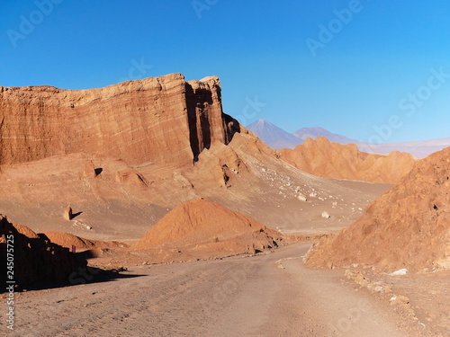 Rock formations in the desert of Atacama