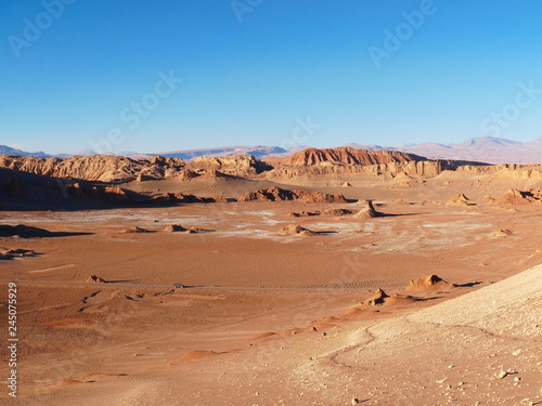 Obraz na płótnie Rock formations in the desert of Atacama w salonie
