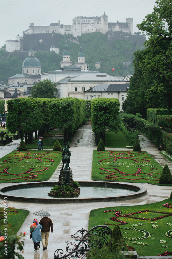 Mirabell Palace and Gardens in Salzburg, Austria