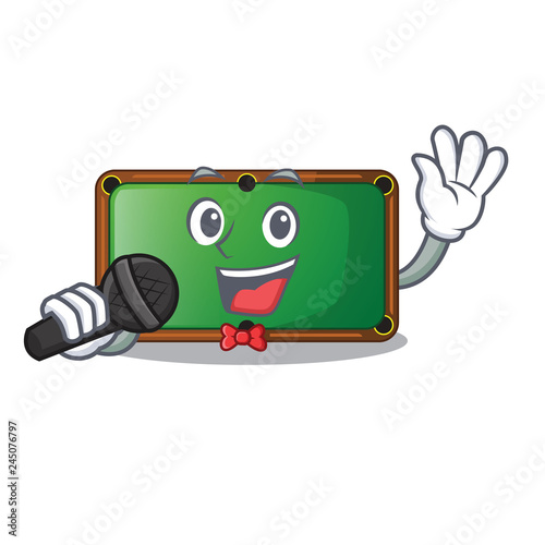 Singing billiard table in the mascot playroom