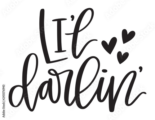 kbecca_lil_darlin_handwritten_vector