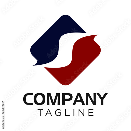 Logo Letter S Sport, Security Vector