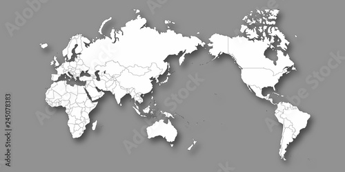 世界　地図　大陸　背景