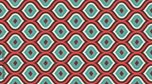 Seamless pattern geometric. Delicate beautiful ornament. Geometric fashion fabric print. 
Seamless vector pattern.