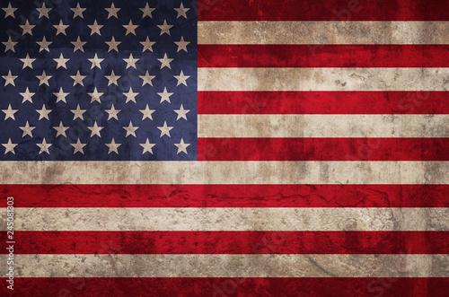 Grunge USA Flag background