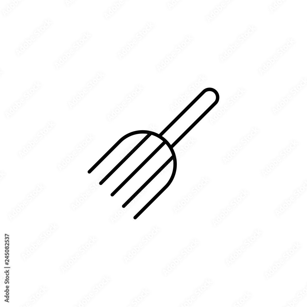 garden fork icon vector illustration garden fork icon vector illustration