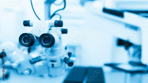 Photos equipment for laser vision correction operating