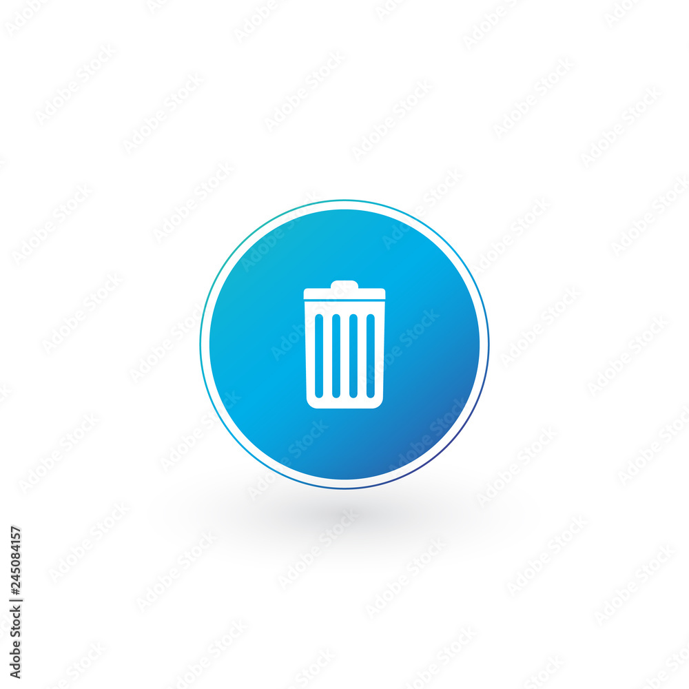 Delete icon , Trash can, Recycle bin, Garbage sign isolated on white background. Can be used for Web site, UI, apps. presentations. Delete icon , Trash can, Recycle bin, Garbage sign isolated on white background. Can be used for Web site, UI, apps. presentations.