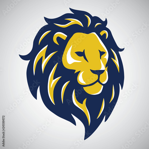 Lion Mascot Logo Template