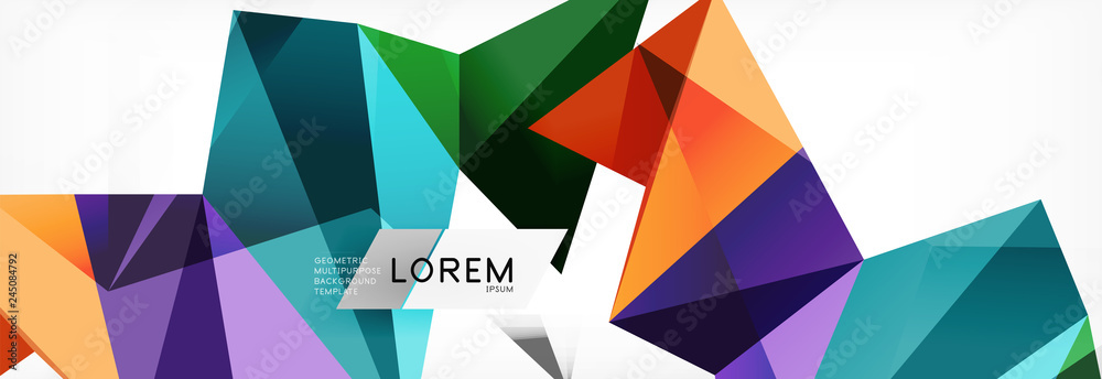Mosaic triangular low poly style abstract geometric background. Polygonal vector. Abstract white bright technology design. Mosaic triangular low poly style abstract geometric background. Polygonal vector. Abstract white bright technology design.