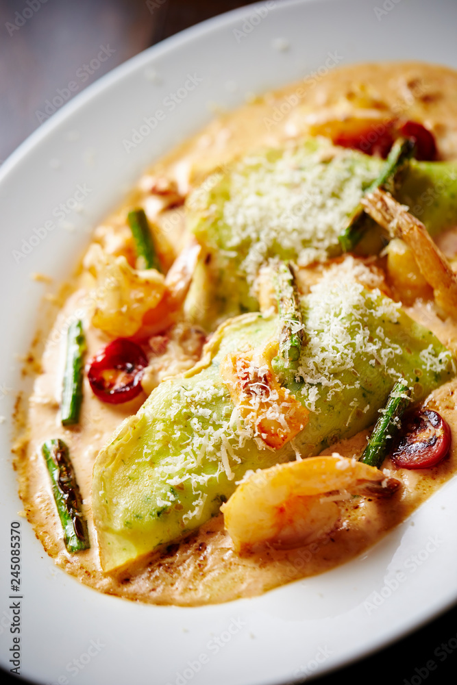 Cream sauce ravioli Cream sauce ravioli