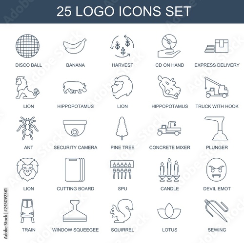 25 logo icons