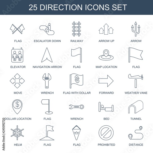 direction icons