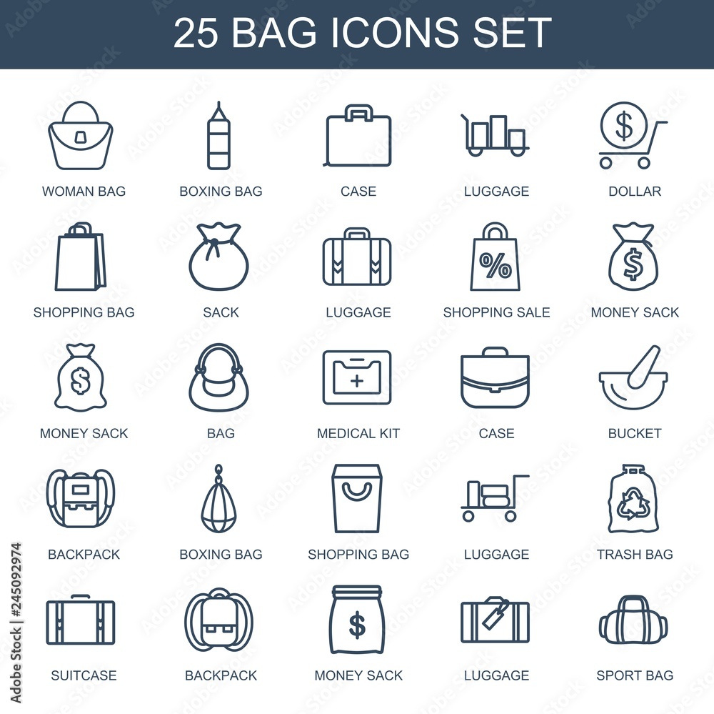 25 bag icons 25 bag icons