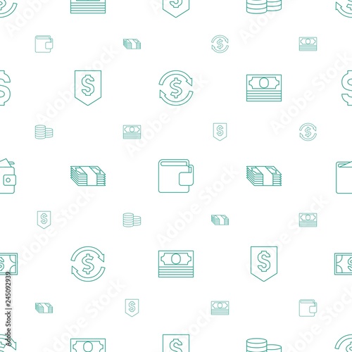 exchange icons pattern seamless white background