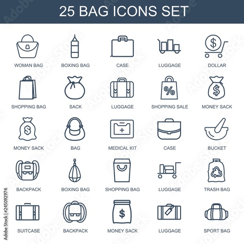 25 bag icons