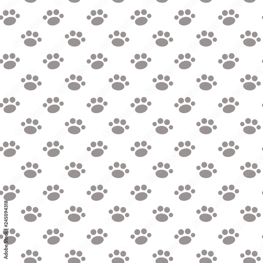 Vector seamless pattern with cat or dog,kitten or puppy footprints. Can be used for wallpaper,fabric, web page background, surface textures. Vector seamless pattern with cat or dog,kitten or puppy footprints. Can be used for wallpaper,fabric, web page background, surface textures.