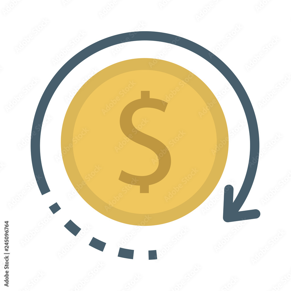 Obraz premium dollar reload money