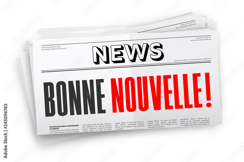 Bonne nouvelle !
