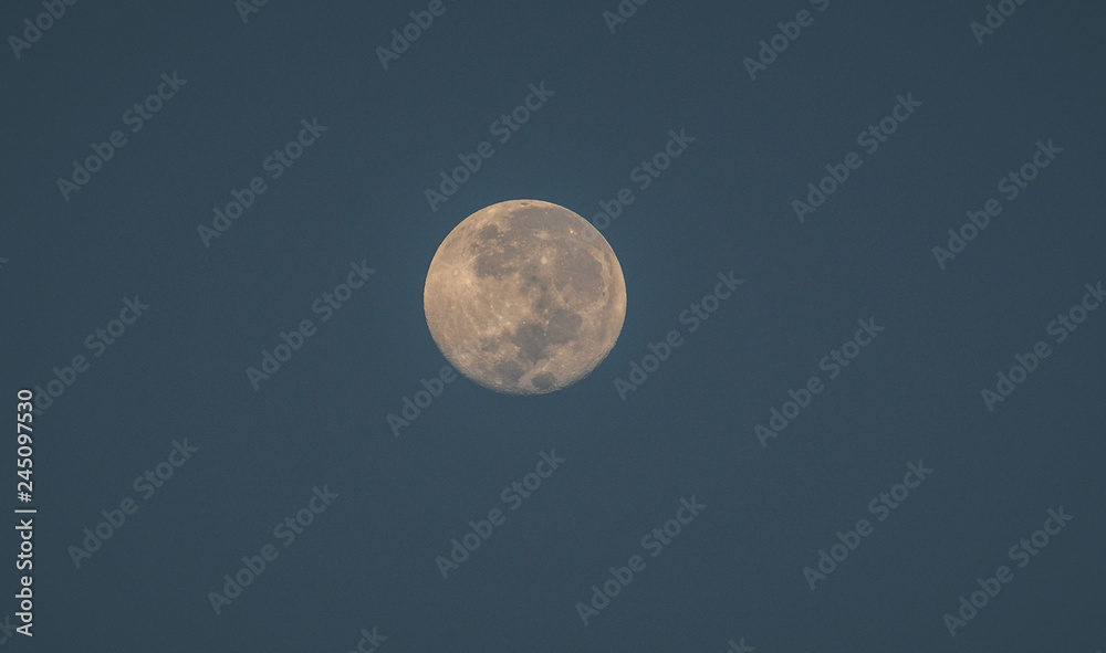 Real moon on sky / Night sky background with full moon selective focus Real moon on sky / Night sky background with full moon selective focus