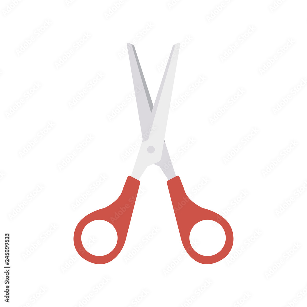scissor   cut  stationary