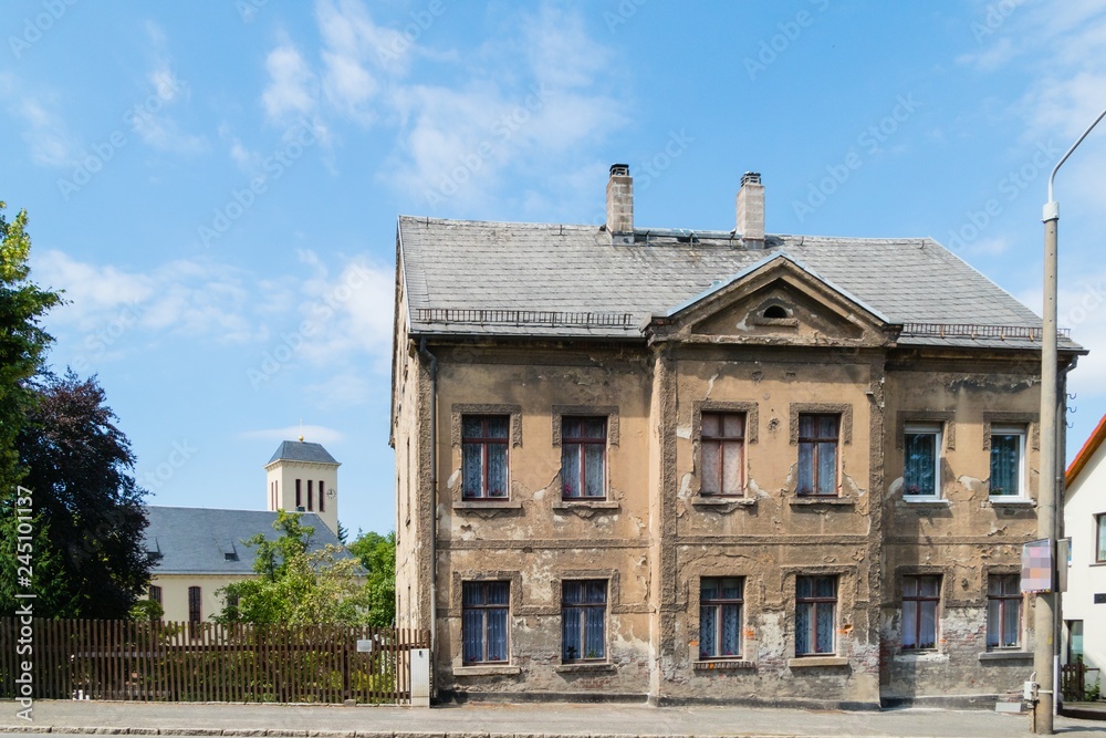 Altes Haus Zwickau Planitz Bewohnte Ruine