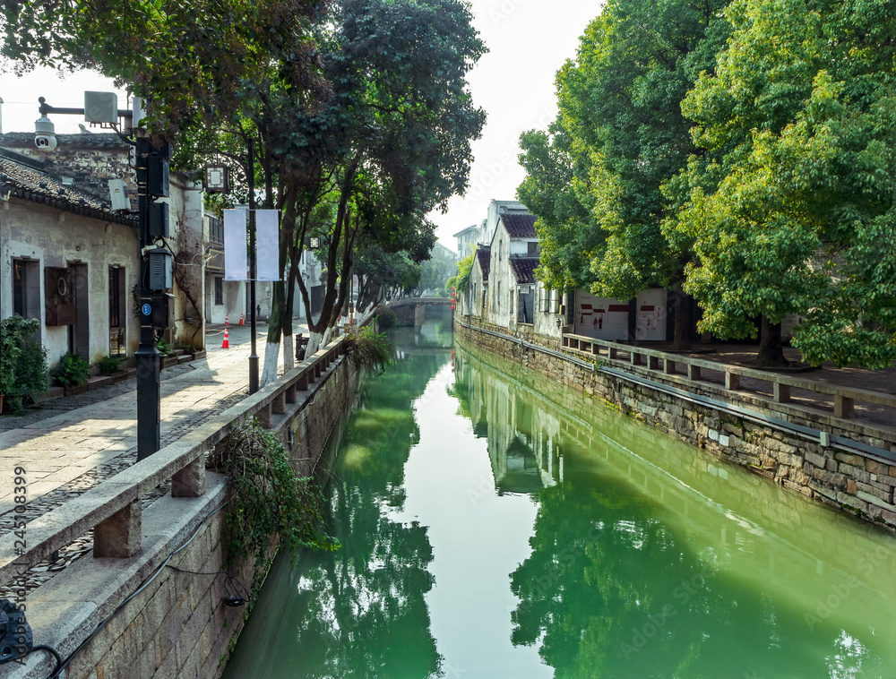 canal in suzhou city