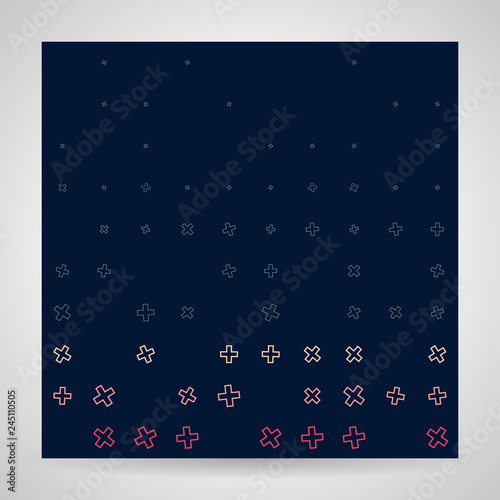 Icons Style Pattern Vector Background