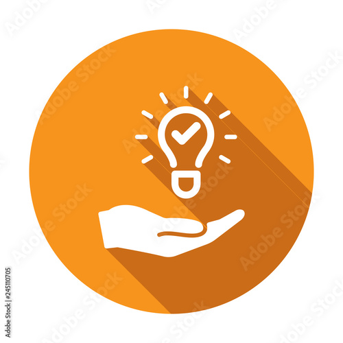 Propose brilliant idea - Suggest, offer, present new idea,solution, plan vector icon.