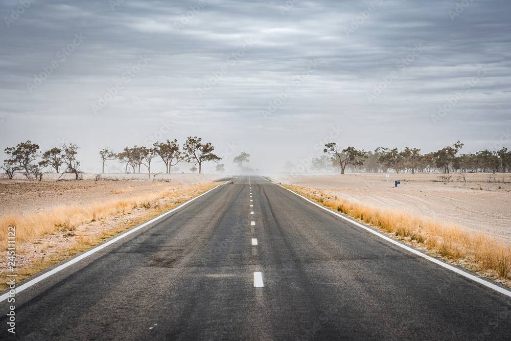 Outback road in New South Wales, Australia Outback road in New South Wales, Australia
