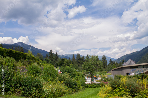 Beautiful nature of Austria mountains  waterfalls  rivers and forests