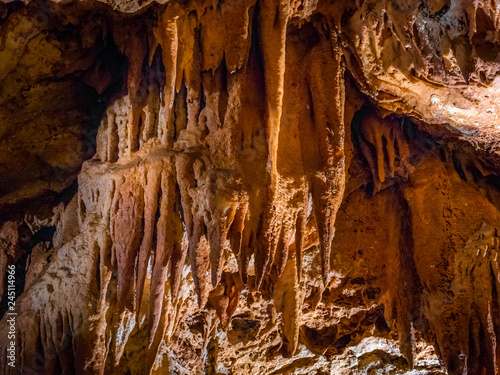 Jama Baredine, stalactite cave, Istria, Croatia photo