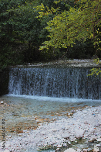 River and Springs in Pozar Thermal Baths Aridaia Greece