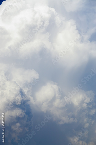 Dark clouds cloudscape template background