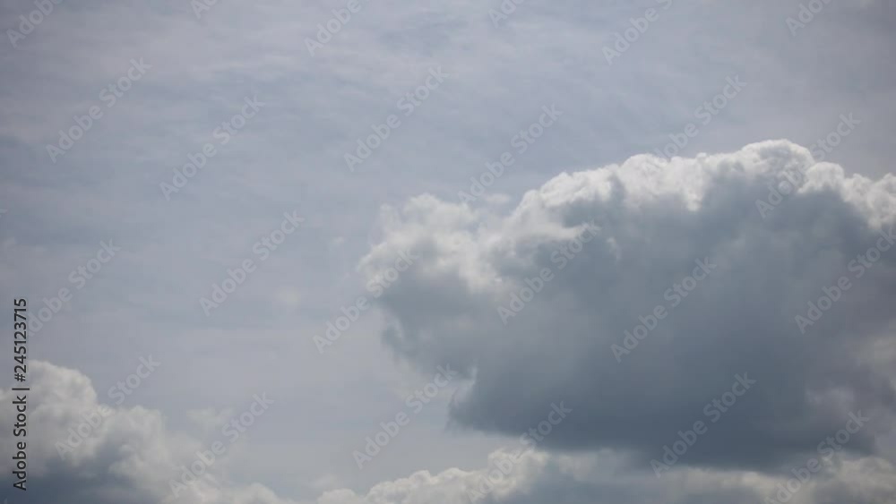 Fast Moving White Puffy Clouds Timelapse Fast Moving White Puffy Clouds Timelapse