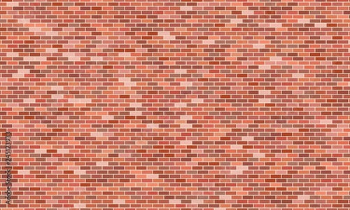 Red brick wall background