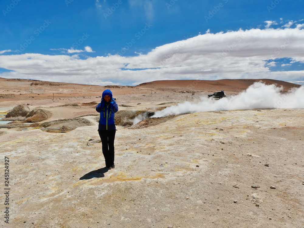 Geysers Sol de Manana in Bolivia
